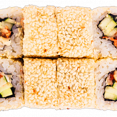 Угорь с кунжутом